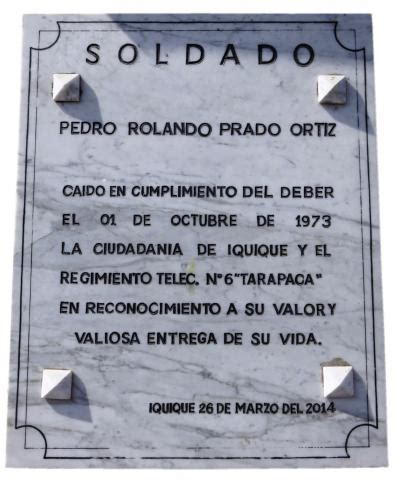 Soldado Pedro Prado .